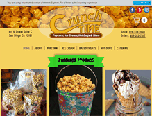 Tablet Screenshot of crunchtimepopcorn.com